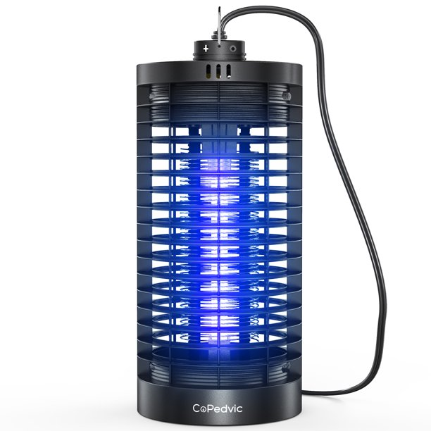 CoPedvic Bug Zapper, Electric Fly Zapper, Portable Mosquito Zapper Insect Killer with 9W Light Bulb for Home