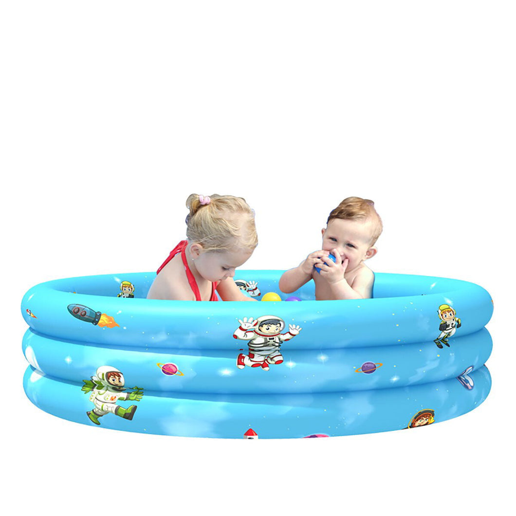 Kiddie Pool, Inflatable Swimming Pool for Kids, Toddlers, and Baby, 3.6 x 1.0 ft, Blue