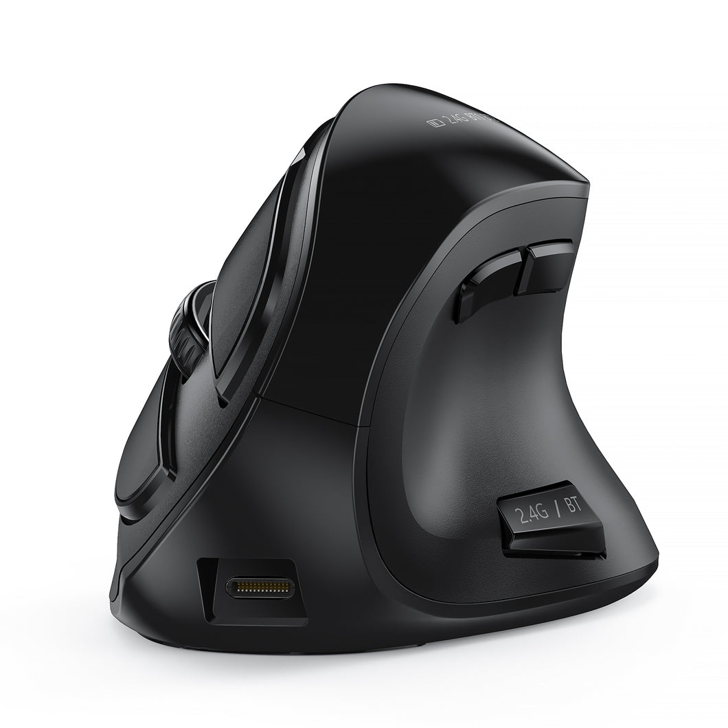 Ergonomic Mouse Wireless, Seenda Rechargeable Vertical Mouse for Multi Purpose Ergonomic Mouse Bluetooth